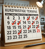 Kurzfristige Terminvereinbarung